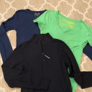 Lot of 3 Misc. Tops, Old Navy, Nollie, Medalist, S